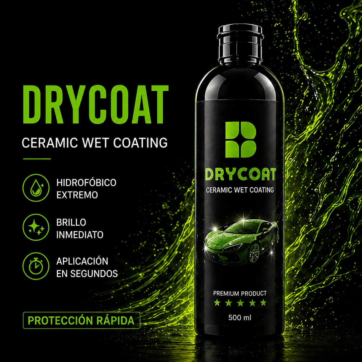 DRYCOAT 500ML – Ceramic Wet Coat Hidrofóbico