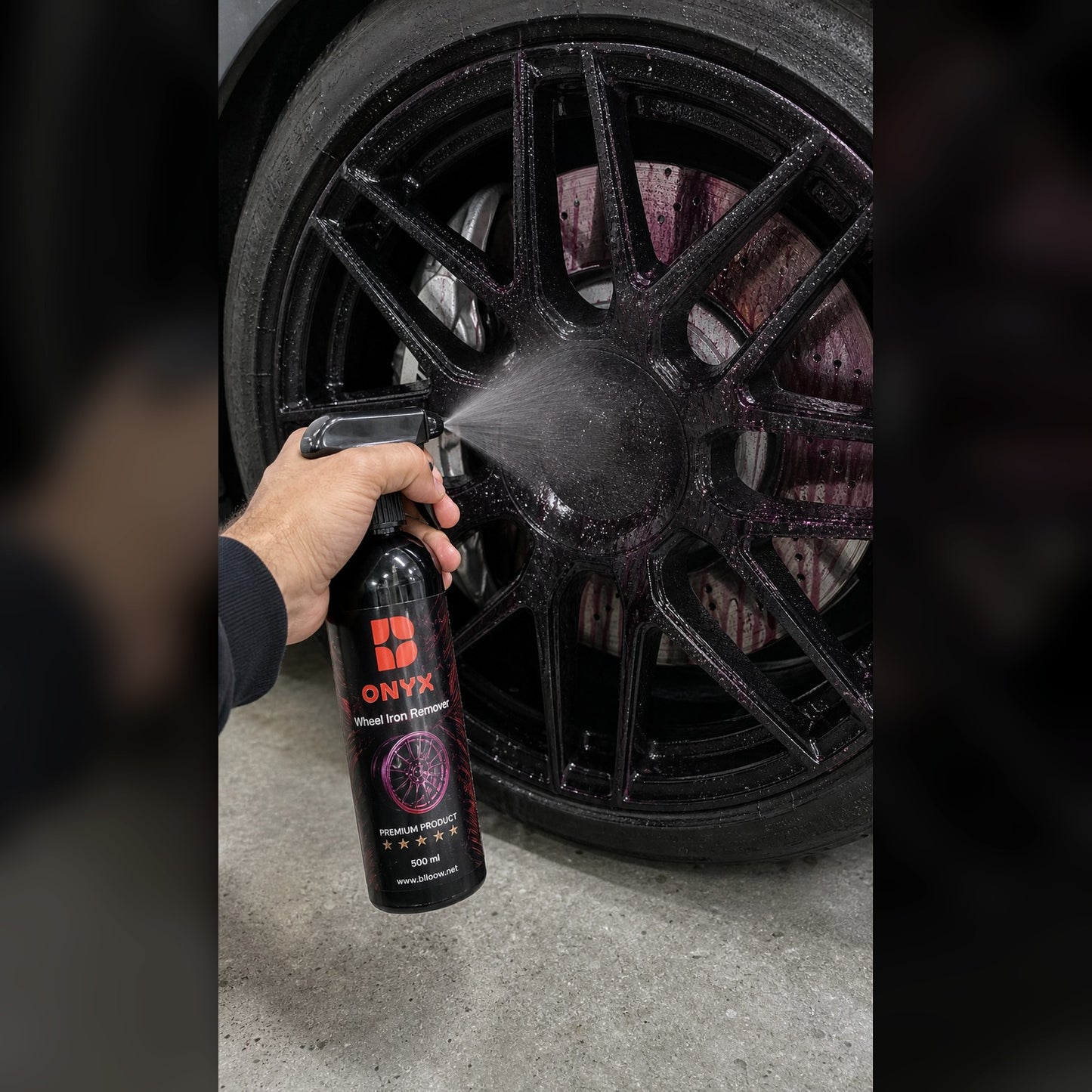 Limpia Llantas y Descontaminante Férrico · ONYX | BLLOOW